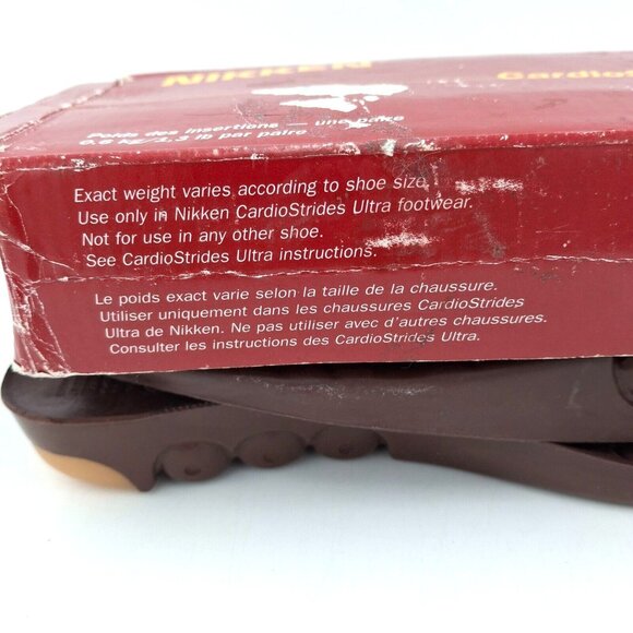 Nikken CardioStrides Ultra Weighted Inserts Women's Size 8 Pair 1.3 lbs Per Pair - Picture 8 of 10